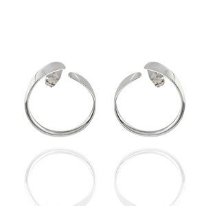 Klaebu STERLING SILVER Spiral POST EARRINGS e10024